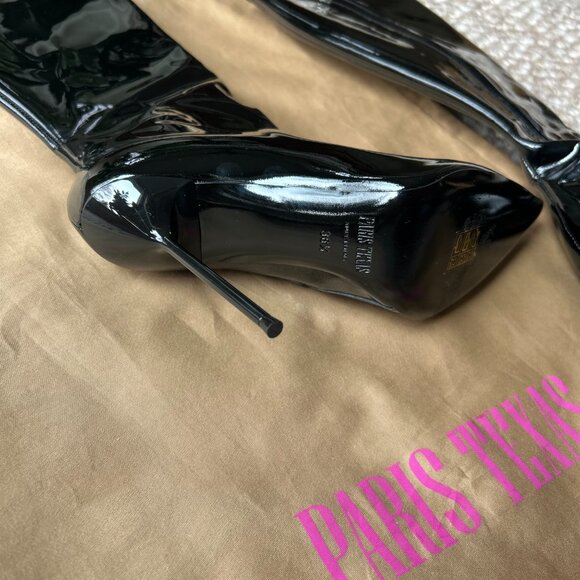Paris Texas patent leather stiletto boots - Picture 5 of 10